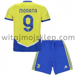 Koszulka Juventus Alvaro Morata 9 Dziecięca Trzeci Strój 2021-2022 Krótkie Rękawy
