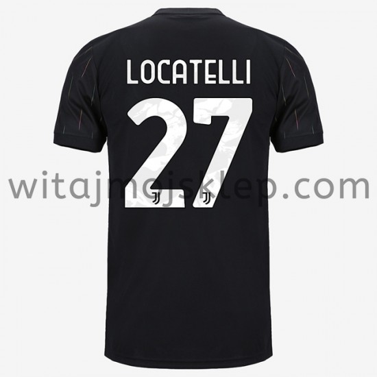 Koszulka Juventus Manuel Locatelli 27 Stroje Wyjazdowe 2021-2022 Krótkie Rękawy