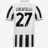 Koszulka Juventus Manuel Locatelli 27 Stroje Domowe 2021-2022 Krótkie Rękawy