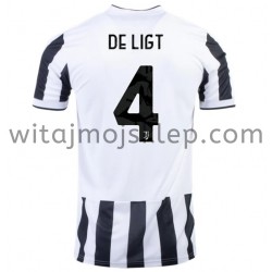 Koszulka Juventus Matthijs de Ligt 4 Stroje Domowe 2021-2022 Krótkie Rękawy