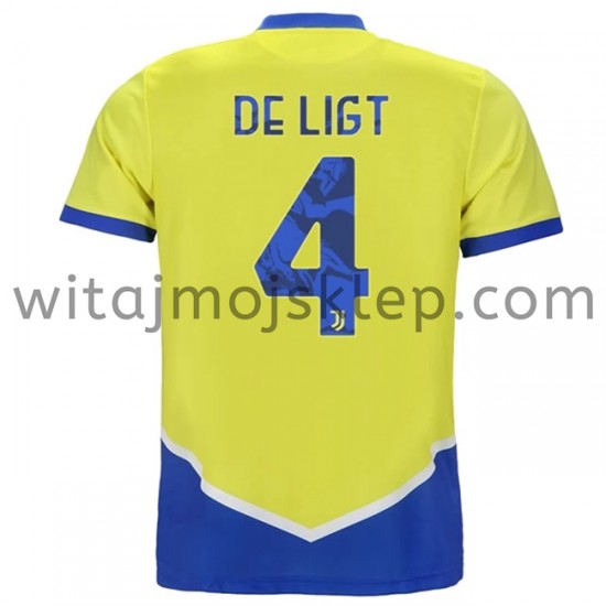 Koszulka Juventus Matthijs de Ligt 4 Trzeci Strój 2021-2022 Krótkie Rękawy