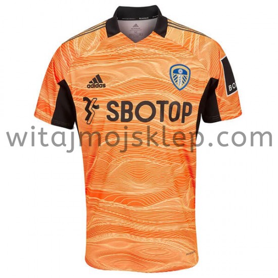 Koszulka Leeds United Bramkarskie Stroje Wyjazdowe 2021-2022 Krótkie Rękawy