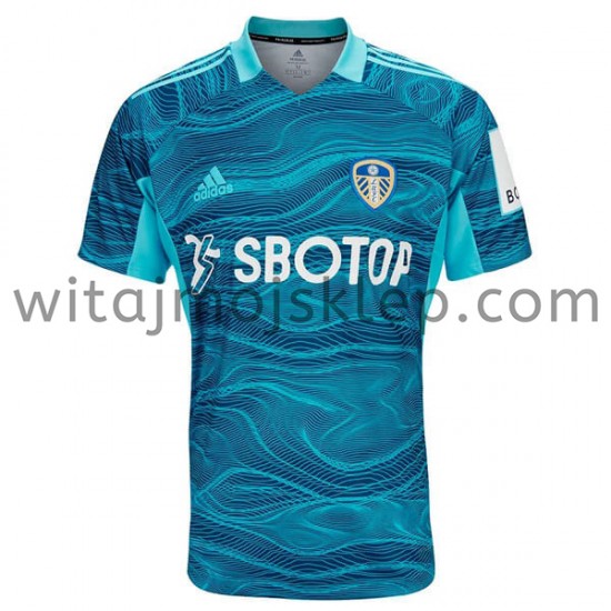 Koszulka Leeds United Bramkarskie Stroje Domowe 2021-2022 Krótkie Rękawy