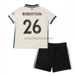 Koszulka Liverpool Andrew Robertson 26 Dziecięca Stroje Wyjazdowe 2021-2022 Krótkie Rękawy