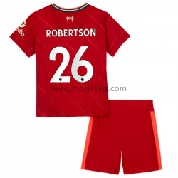 Koszulka Liverpool Andrew Robertson 26 Dziecięca Stroje Domowe 2021-2022 Krótkie Rękawy