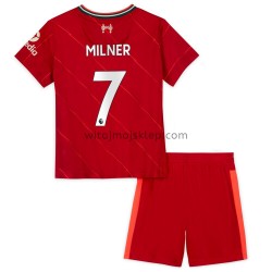 Koszulka Liverpool James Milner 7 Dziecięca Stroje Domowe 2021-2022 Krótkie Rękawy