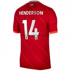 Koszulka Liverpool Jordan Henderson 14 Stroje Domowe 2021-2022 Krótkie Rękawy