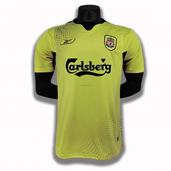 Koszulka Liverpool Retro Stroje Wyjazdowe 2004-2005 Krótkie Rękawy