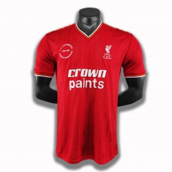 Koszulka Liverpool Retro Stroje Domowe 1985-1986 Krótkie Rękawy