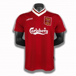 Koszulka Liverpool Retro Stroje Domowe 1995 Krótkie Rękawy