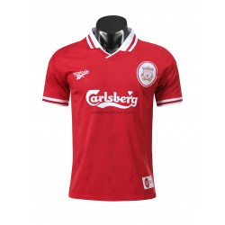 Koszulka Liverpool Retro Stroje Domowe 1996-1997 Krótkie Rękawy
