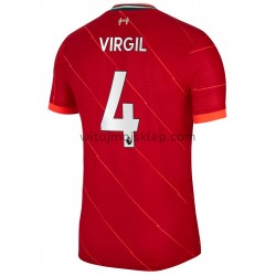 Koszulka Liverpool Virgil Van Dijk 4 Stroje Domowe 2021-2022 Krótkie Rękawy