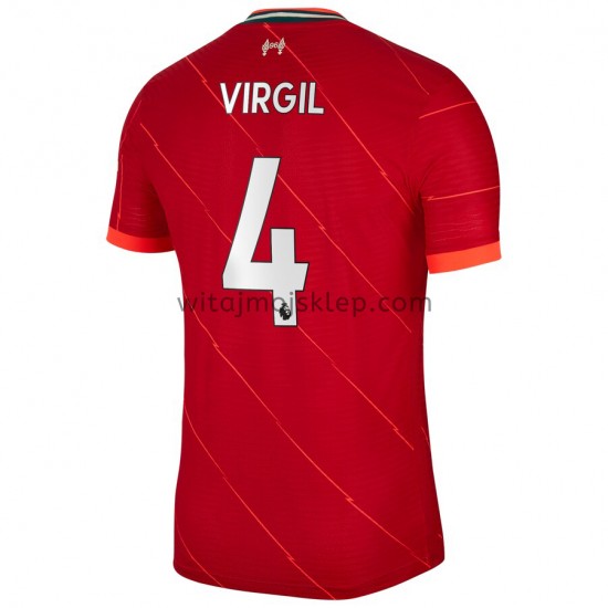 Koszulka Liverpool Virgil Van Dijk 4 Stroje Domowe 2021-2022 Krótkie Rękawy
