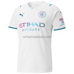 Koszulka Manchester City Stroje Wyjazdowe 2021-2022 Krótkie Rękawy