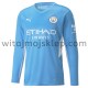 Koszulka Manchester City Stroje Domowe 2021-2022 Długie Rękawy