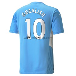 Koszulka Manchester City Jack Grealish 10 Stroje Domowe 2021-2022 Krótkie Rękawy