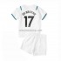 Koszulka Manchester City Kevin De Bruyne 17 Dziecięca Stroje Wyjazdowe 2021-2022 Krótkie Rękawy