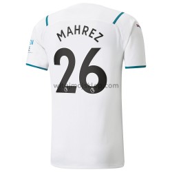 Koszulka Manchester City Riyad Mahrez 26 Stroje Wyjazdowe 2021-2022 Krótkie Rękawy
