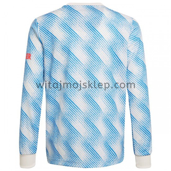 Koszulka Manchester United Stroje Wyjazdowe 2021-2022 Długie Rękawy