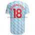 Koszulka Manchester United Bruno Fernandes 18 Stroje Wyjazdowe 2021-2022 Krótkie Rękawy