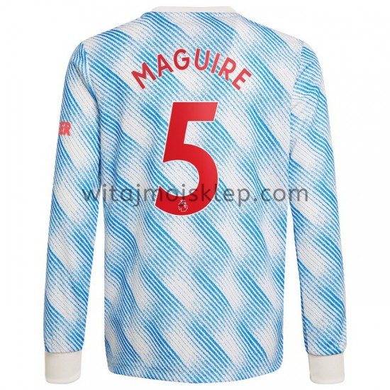 Koszulka Manchester United Harry Maguire 5 Stroje Wyjazdowe 2021-2022 Długie Rękawy