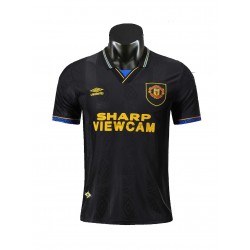 Koszulka Manchester United Retro Stroje Wyjazdowe 1994 Krótkie Rękawy
