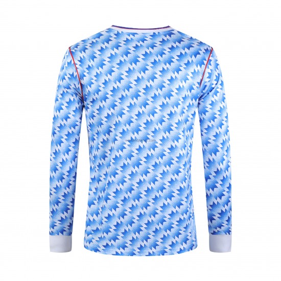 Koszulka Manchester United Retro Stroje Domowe 1992 Długie Rękawy Mens