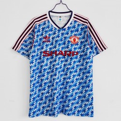 Koszulka Manchester United Retro Stroje Domowe 1992 Krótkie Rękawy