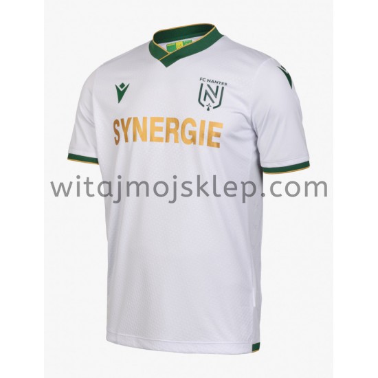 Koszulka Nantes Stroje Wyjazdowe 2021-2022 Krótkie Rękawy