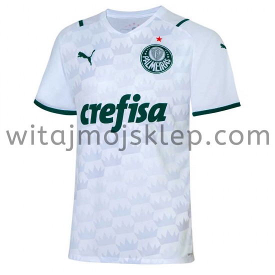Koszulka Palmeiras Stroje Wyjazdowe 2021-2022 Krótkie Rękawy