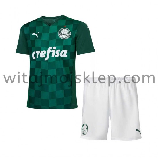 Koszulka Palmeiras Dziecięca Stroje Domowe 2021-2022 Krótkie Rękawy