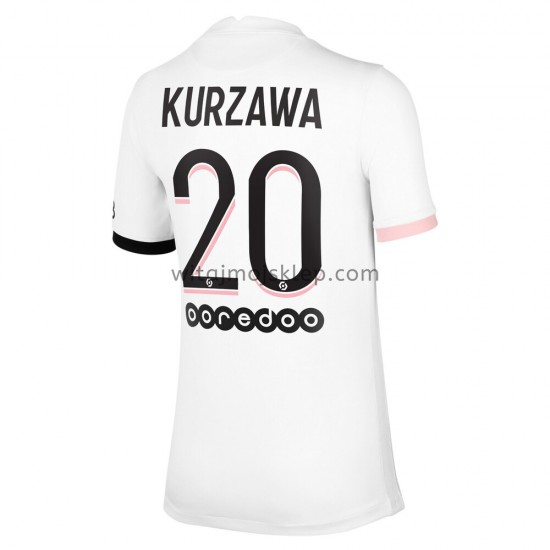 Koszulka Paris Saint-Germain Layvin Kurzawa 20 Stroje Wyjazdowe 2021-2022 Krótkie Rękawy