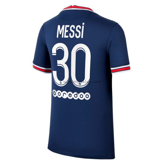 Koszulka Paris Saint-Germain Lionel Messi 30 Stroje Domowe 2021-2022 Krótkie Rękawy