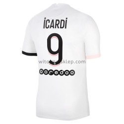 Koszulka Paris Saint-Germain Mauro Icardi 9 Stroje Wyjazdowe 2021-2022 Krótkie Rękawy