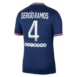 Koszulka Paris Saint-Germain Sergio Ramos 4 Stroje Domowe 2021-2022 Krótkie Rękawy