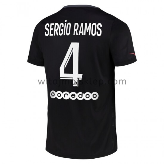 Koszulka Paris Saint-Germain Sergio Ramos 4 Trzeci Strój 2021-2022 Krótkie Rękawy