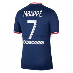 Koszulka Paris Saint-Germain Kylian Mbappé 7 Stroje Domowe 2021-2022 Krótkie Rękawy