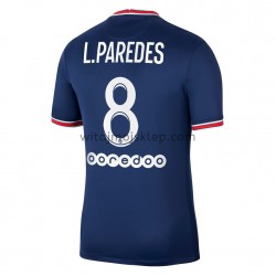 Koszulka Paris Saint-Germain Leandro Paredes 8 Stroje Domowe 2021-2022 Krótkie Rękawy