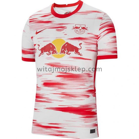 Koszulka RB Leipzig Stroje Domowe 2021-2022 Krótkie Rękawy