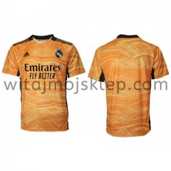 Koszulka Real Madryt Bramkarskie Stroje Wyjazdowe 2021-2022 Krótkie Rękawy