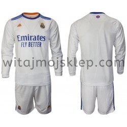 Koszulka Real Madryt Dziecięca Stroje Domowe 2021-2022 Długie Rękawy