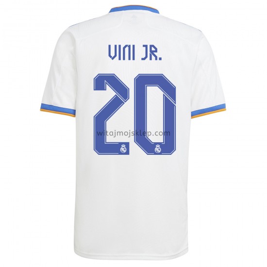 Koszulka Real Madryt Vinicius Junior 20 Stroje Domowe 2021-2022 Krótkie Rękawy