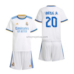 Koszulka Real Madryt Vinicius Junior 20 Dziecięca Stroje Domowe 2021-2022 Krótkie Rękawy