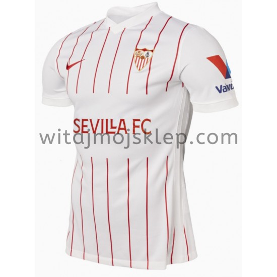 Koszulka Sevilla FC Stroje Domowe 2021-2022 Krótkie Rękawy