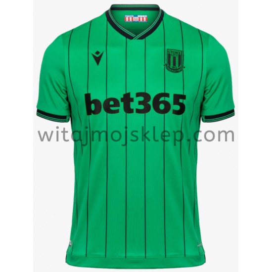 Koszulka Stoke City Stroje Wyjazdowe 2021-2022 Krótkie Rękawy