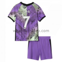 Koszulka Tottenham Hotspur Son Heung-min 7 Dziecięca Trzeci Strój 2021-2022 Krótkie Rękawy