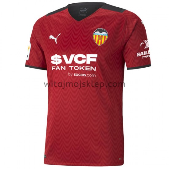 Koszulka Valencia CF Stroje Wyjazdowe 2021-2022 Krótkie Rękawy