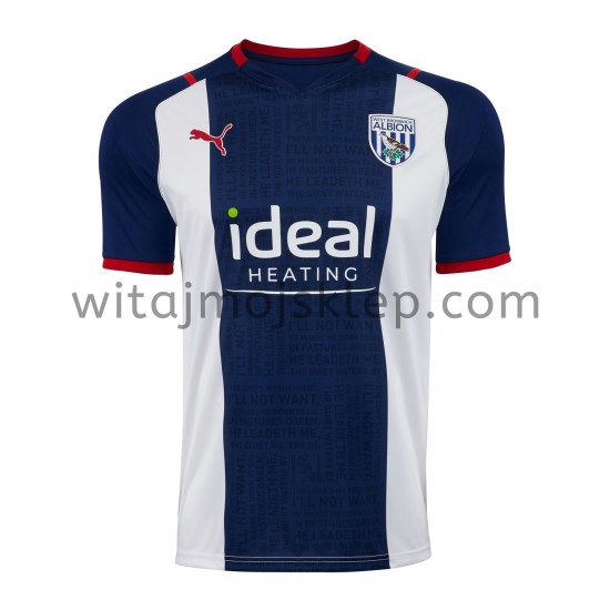 Koszulka West Bromwich Albion Stroje Domowe 2021-2022 Krótkie Rękawy