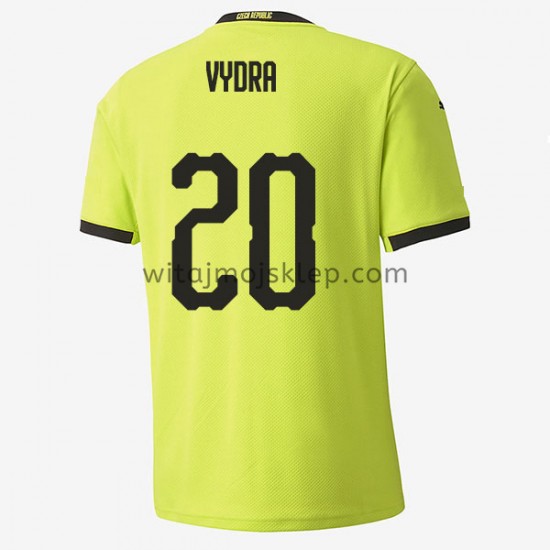 Koszulka Reprezentacja Czech Matej Vydra 20 Stroje Wyjazdowe Euro 2020 Krótkie Rękawy