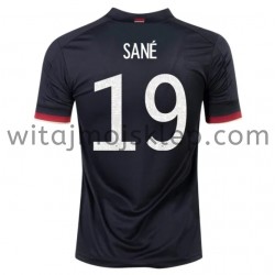Koszulka Reprezentacja Niemiec SANE 19 Stroje Wyjazdowe Euro 2020 Krótkie Rękawy